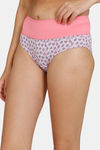 Zivame Anti-Microbial High Rise Full Coverage Tummy Tucker Hipster Panty (Pack of 2) - Multicolor — thumbnail 14
